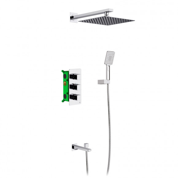 Душевая система встроенная с термостатом Timo Petruma SX-5049/00SM хром Душевая система встроенная с термостатом Timo Petruma SX-5049/00SM хром