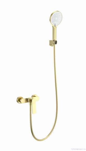 Смеситель для душа WONZON & WOGHAND, Брашированное золото (WW-B2585-BG) 