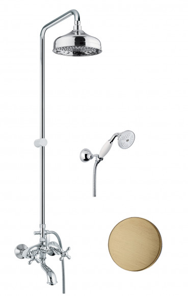 Душевая система Fiore MARGOT 26ZZ0615, бронза Душевая система Fiore MARGOT 26ZZ0615, бронза