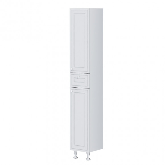 M41CSR0303WG Palace One, шкаф-колонна на ножках, универсальный, 30 см, белый, глянец, шт M41CSR0303WG Palace One, шкаф-колонна на ножках, универсальный, 30 см, белый, глянец, шт