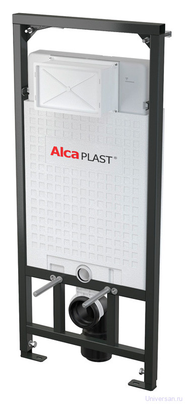 Система инсталляции для унитазов AlcaPlast Sadromodul A101/1200 4 в 1 кнопка смыва белая 