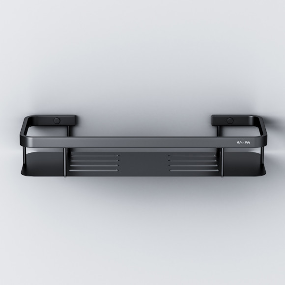 A7453122 Sense L Полка для душа прямая, черный A7453122 Sense L Полка для душа прямая, черный