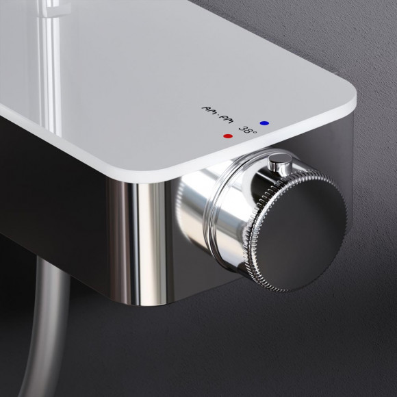 F0750A400 Inspire V2.0, душевая система, набор: см-ль д/душа с термостатом, верхний душ d 250 мм, ру 