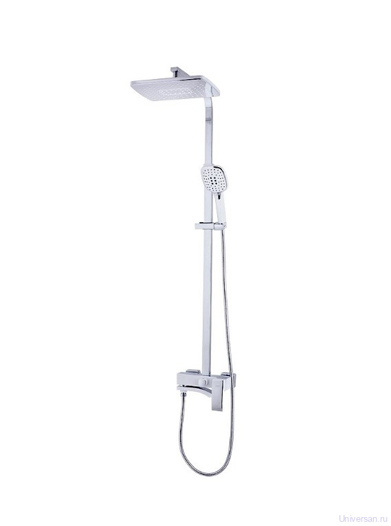 Душевая стойка Grocenberg Shower GB7007-1 белый/хром 
