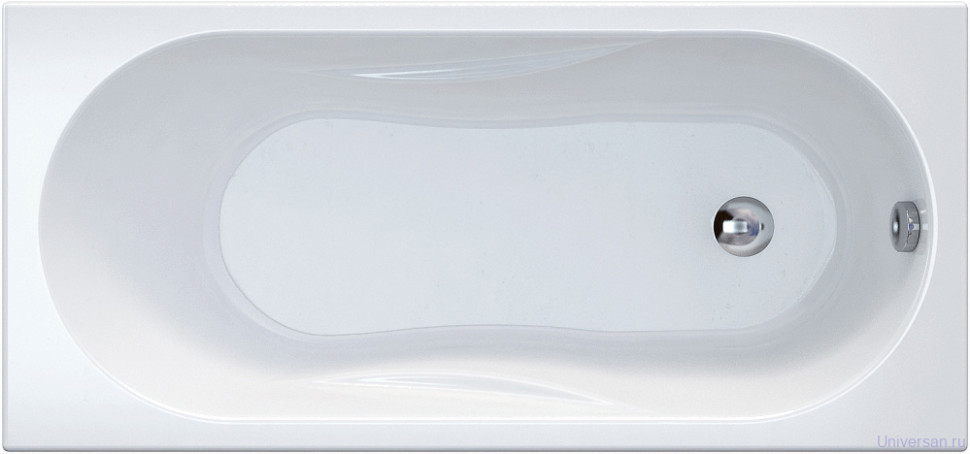Акриловая ванна Cersanit Mito Red 170x70 см, ультра белый 
