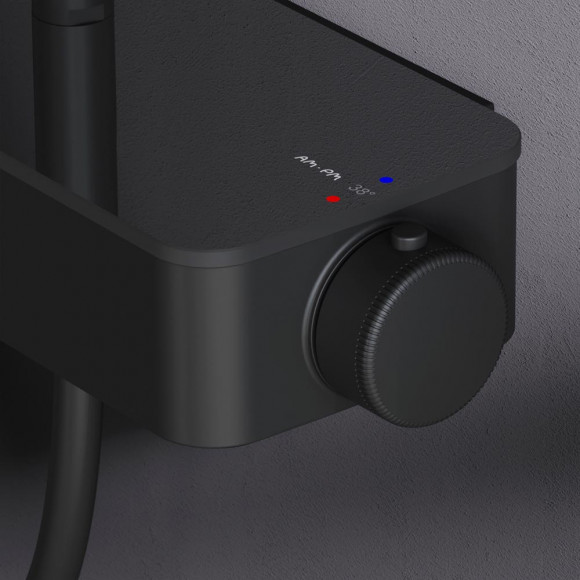 F0750A422 Inspire V2.0, душевая система, набор: см-ль д/душа с термостатом, верхний душ d 250 мм, ру 