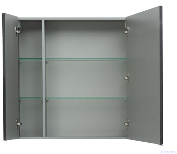 Зеркало-шкаф Aquanet Алвита 80 серый антрацит 