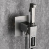 Гигиенический душ со смесителем Gappo G17-9 G7217-9 Оружейная сталь 