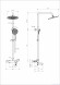Душевая система с термостатом WONZON & WOGHAND, Черный матовый (WW-B3057-A-MB) 