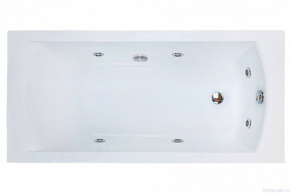 Акриловая ванна Royal Bath VIENNA STANDART 150x70x58 с гидромассажем 